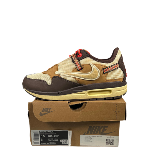Nike Air Max 1 Cactus Jack Baroque Brown (2022) Size 6.5 USED s18156
