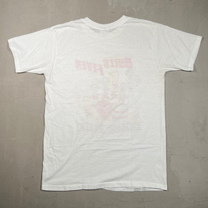 1989 Chicago Bulls Bulls Fever White Tee Size XL USED v15505