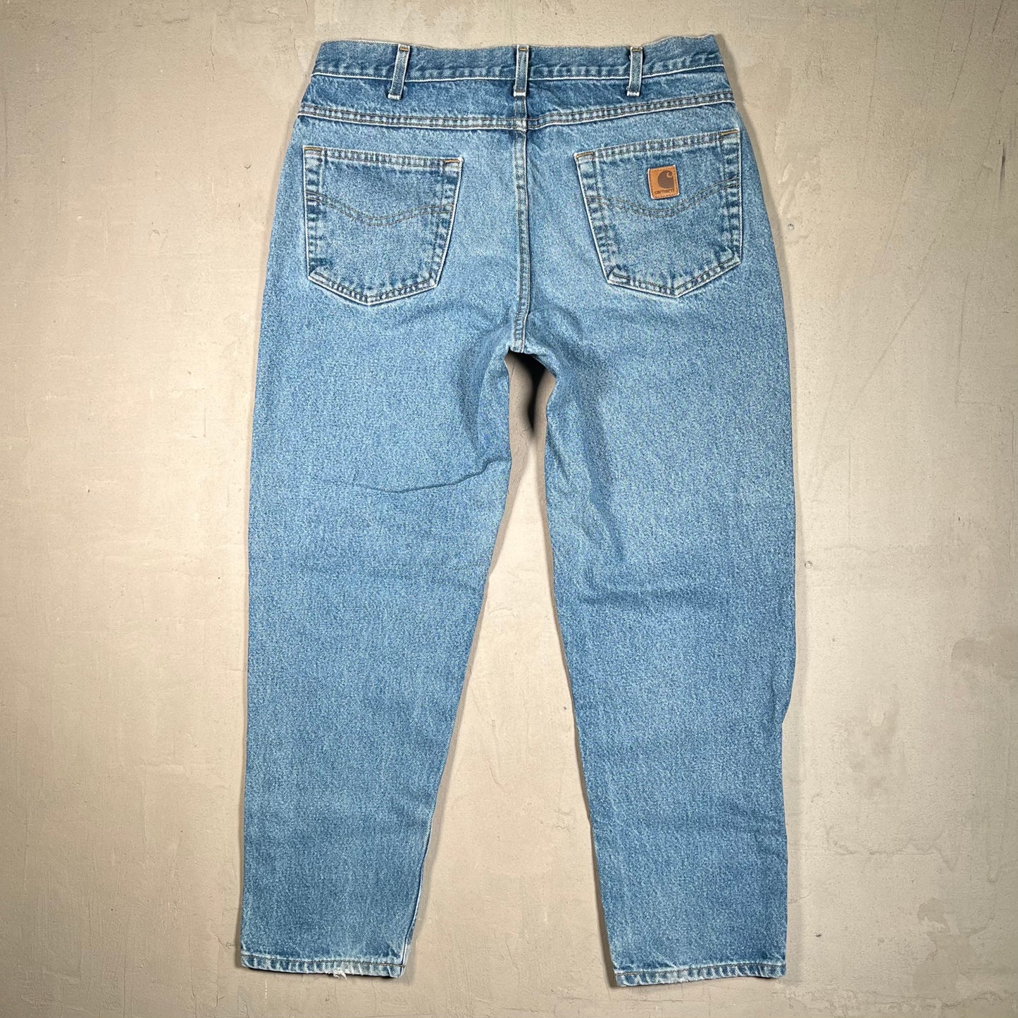 Y2K Carhartt Blue Denim Jeans Size 36 USED v19543