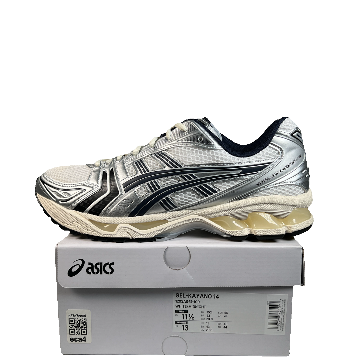 Asics Gel-Kayano 14 JJJJound White Navy (2025) Size 11.5 USED s22870