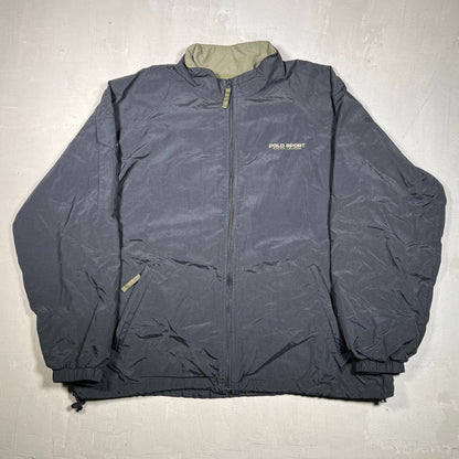 Polo Sport Ralph Lauren Black Track Jacket Size XL USED v19085