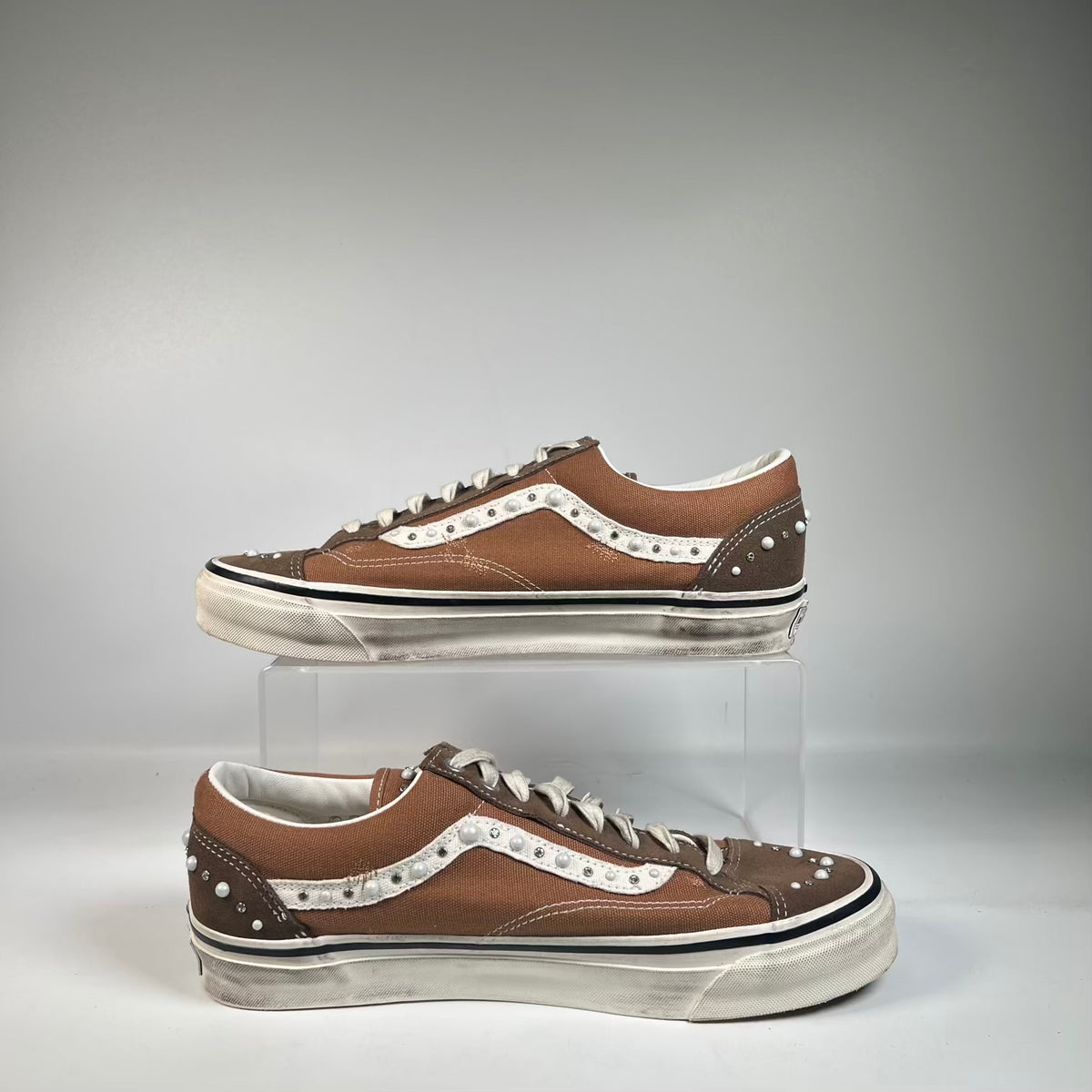 Vans LX Old Skool 36 Pearlized Pacck Vintage Cocoa Brown (2026) Size 10.5 USED s23508