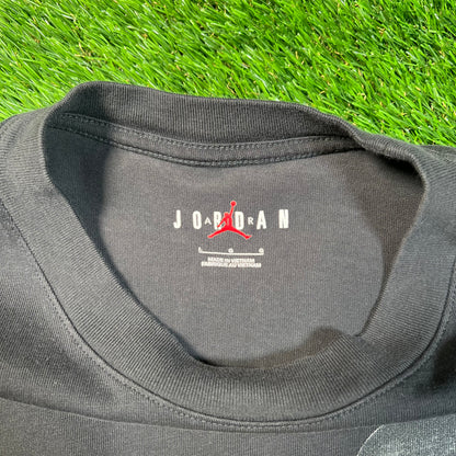 Jordan Sport 23 Rap Style Washed Black Tee Size Large USED x16916