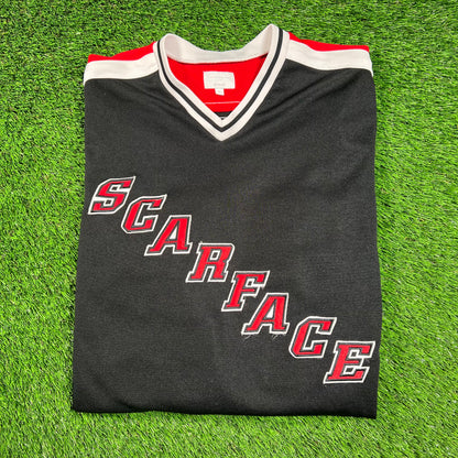Supreme Scarface Black Hockey Jersey (2017) Size Large USED x16216