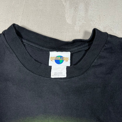 2000 Men In Black MIB Alien Attack Black Tee Size XXL USED v19243