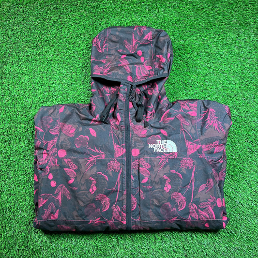The North Face Dryvent Womens Superlu Insulated Floral Pink Jacket Size Medium USED v18501