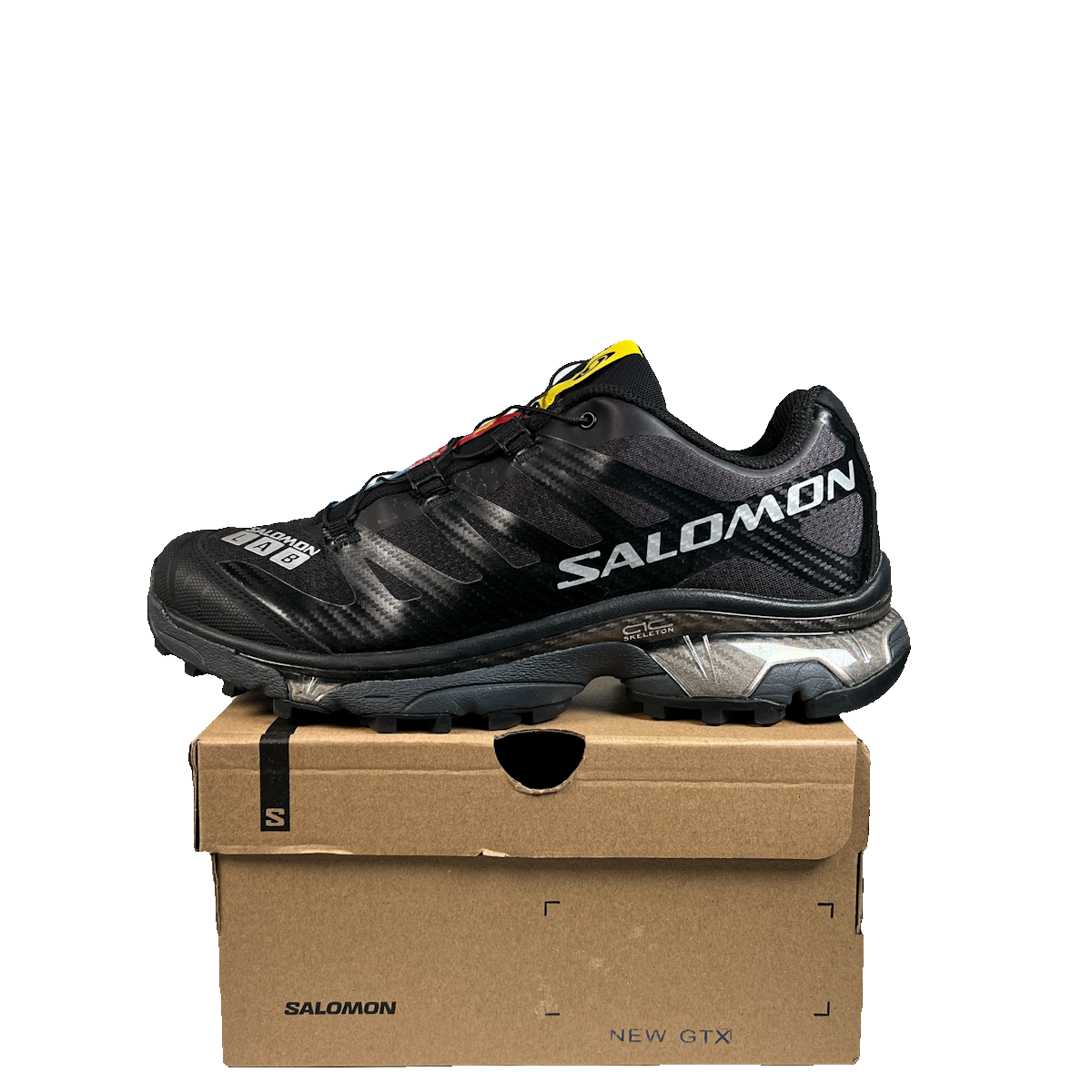Salomon XT-4 OG Black Silver Metallic (2023) Size 9.5 USED s23264