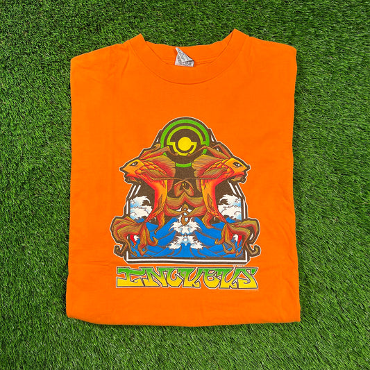 1999 Incubus Orange Band Tee Size XL USED v18442