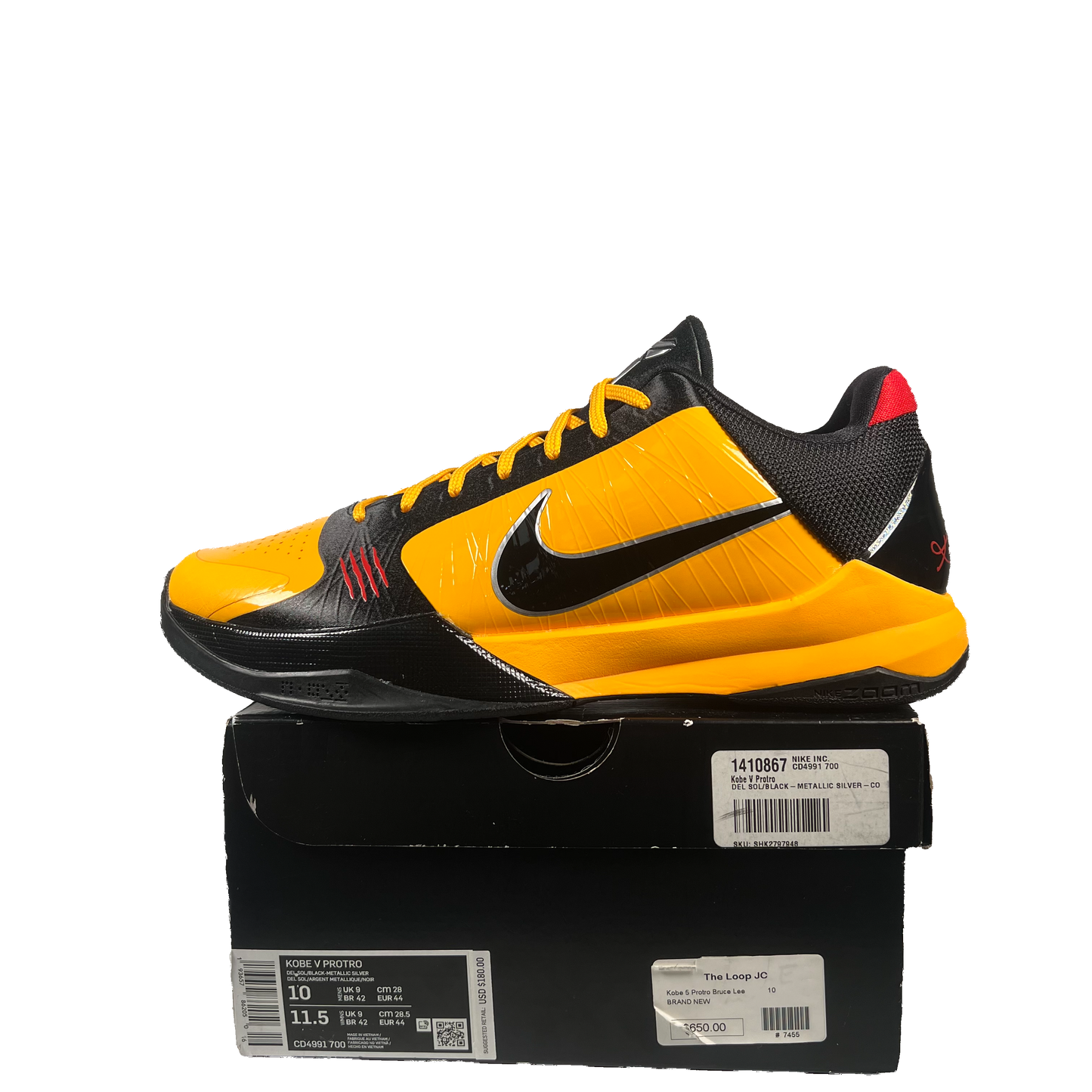 Nike Kobe 5 Bruce Lee (2020) Size 10 NEW s19979