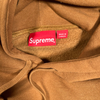 Supreme Script Hooded Sweatshirt Light Brown (2023) Size XL NEW x16585