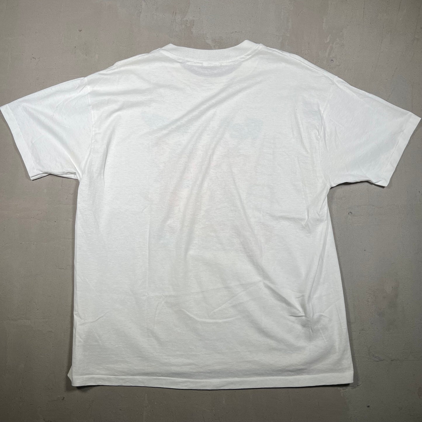 1990s Ren and Stimpy Fire CO White Tee Size XL USED v14240
