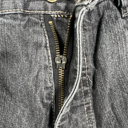 Y2K Platinum Fubu Washed Grey Jeans Size 40x34
