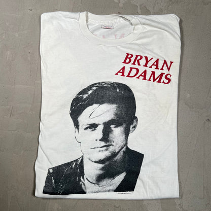 1992 Bryan Adams White Tour Tee Size XL USED v20113