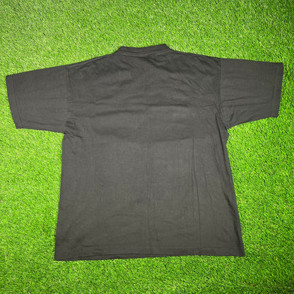 1990s "A Dad for All Seasons" Black Humor Tee Size Large USED v17497