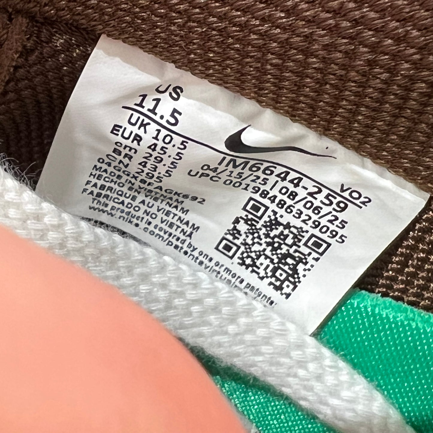 Nike Air Force 1 New Jersey (2025) Size 11.5 NEW s20146