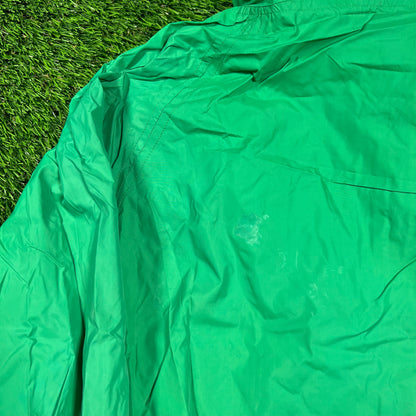 Kid Robot Reversible Green/White Zip Up Windbreaker Size Medium USED v18304