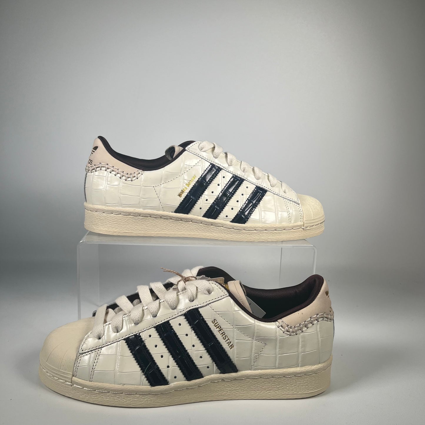 Adidas Superstar Wales Bonner White Croc (2024) Size 8.5 NEW s18516