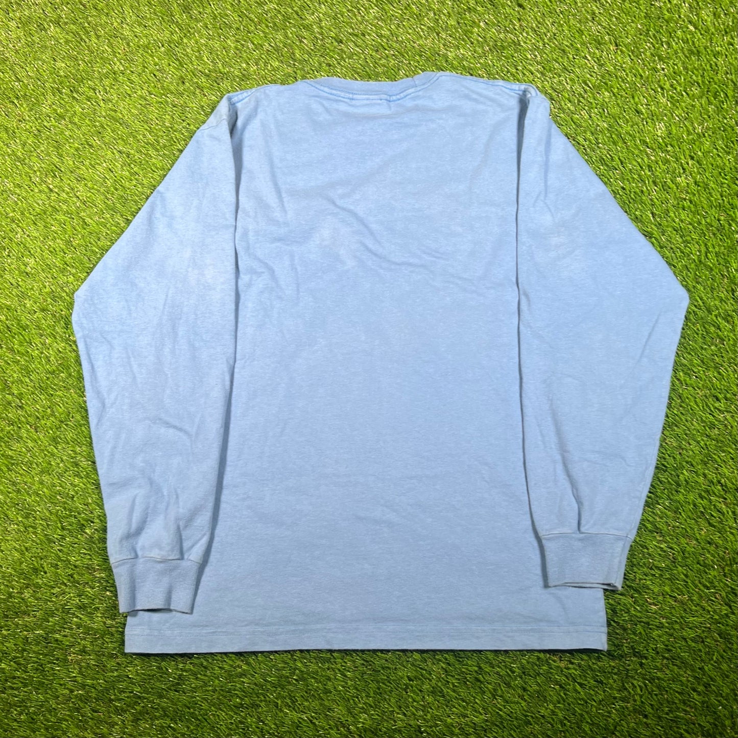 Supreme Fuck What You Heard Blue Longsleeve Tee Size Medium USED x15387