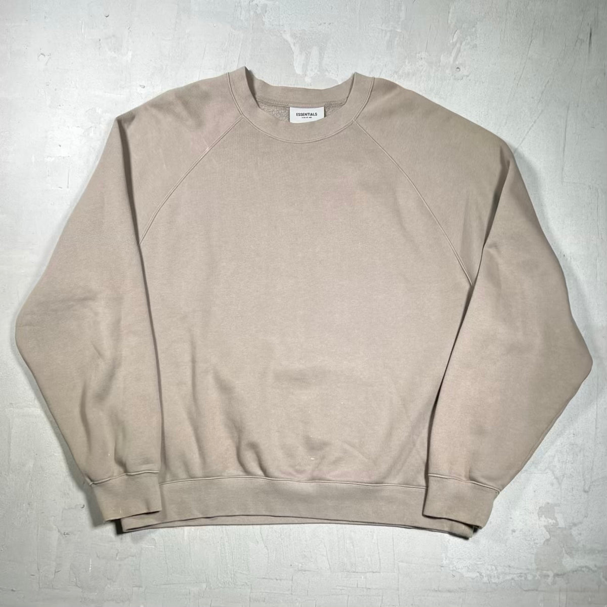 Fear of God FOG Essentials Brown Crewneck Size Large USED x18615