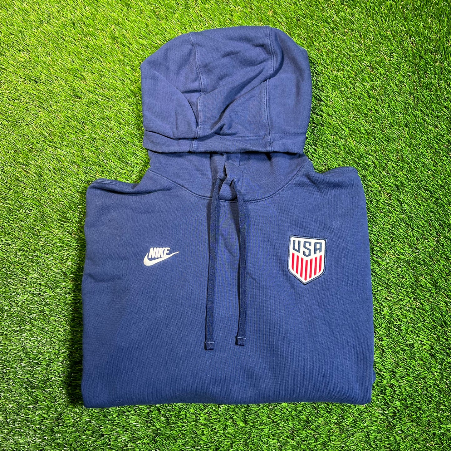 Nike USA Blue Hoodie Size Medium USED v18803