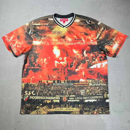Supreme Vinci Per Noi Soccer AOP Jersey (2025) Size Large USED x18692