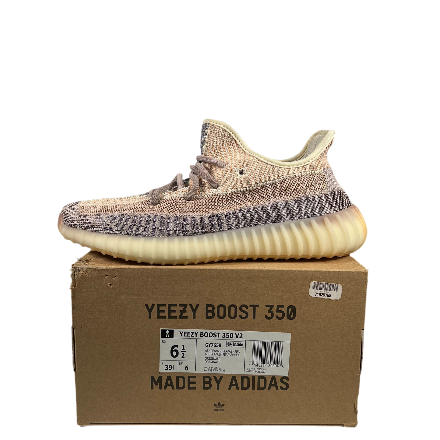 Yeezy Boost 350v2 Ash Pearl (2021) Size 6.5 USED s18883