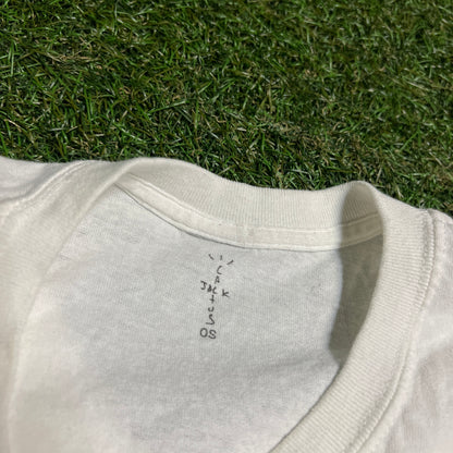 Travis Scott YUP White Tee Size XL USED x13463