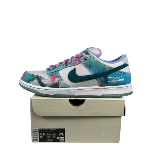 Nike SB Dunk Low Futura Lab Bleached Aqua (2024) Size 11.5 USED s18834