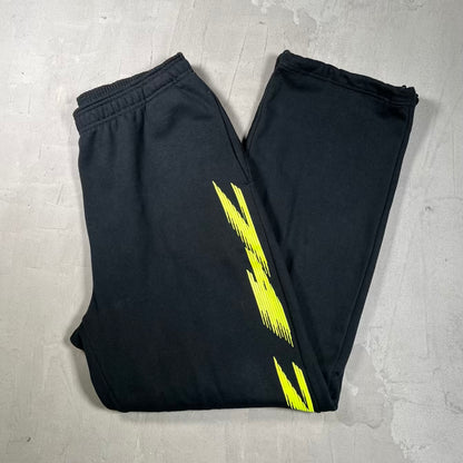 74 Is War BGC Racer Black/Green Sweatpants Size Large USED x18499