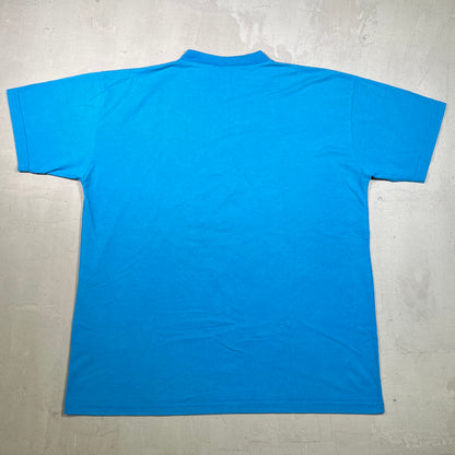 1998 The Simpsons Bart Devil La Nuit Sera Blue Tee Size XL USED v19021