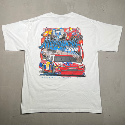 2008 Motorsport VP Racing AC NJ White Tee Size Large USED v17722