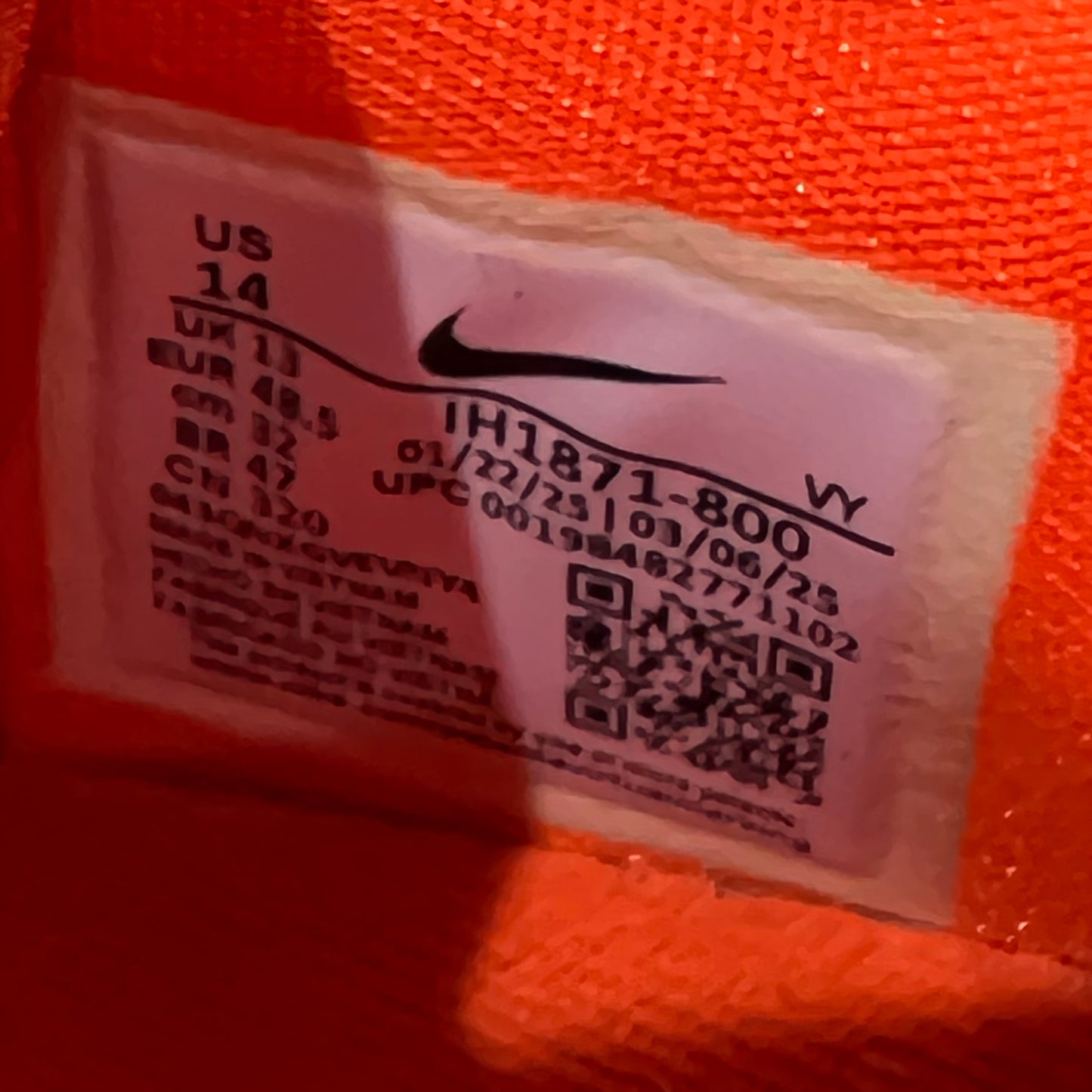 Nike Kobe 6 Total Orange (2025) Size 14 NEW s18272