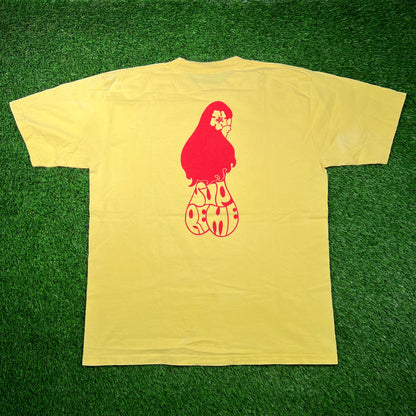 Supreme Okole Hula Yellow Tee (2005) Size XL USED x16723