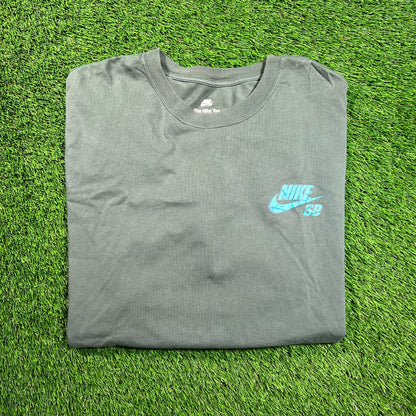 Nike SB OC Spider Glow-in-the-Dark Green Tee Size 3XL NEW v18291