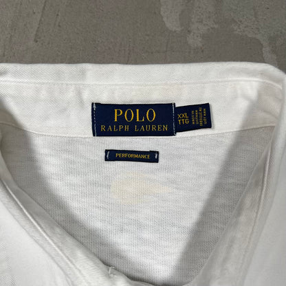 Y2K Polo Ralph Lauren US Open White Longsleeve Size XXL USED v20216