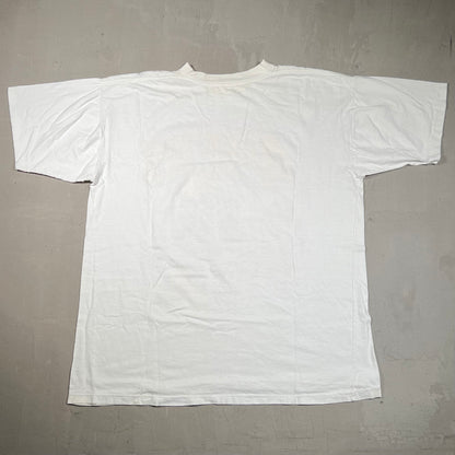 1990s San Francisco 49ers Looney Tunes Football White Tee Size XL USED v19270