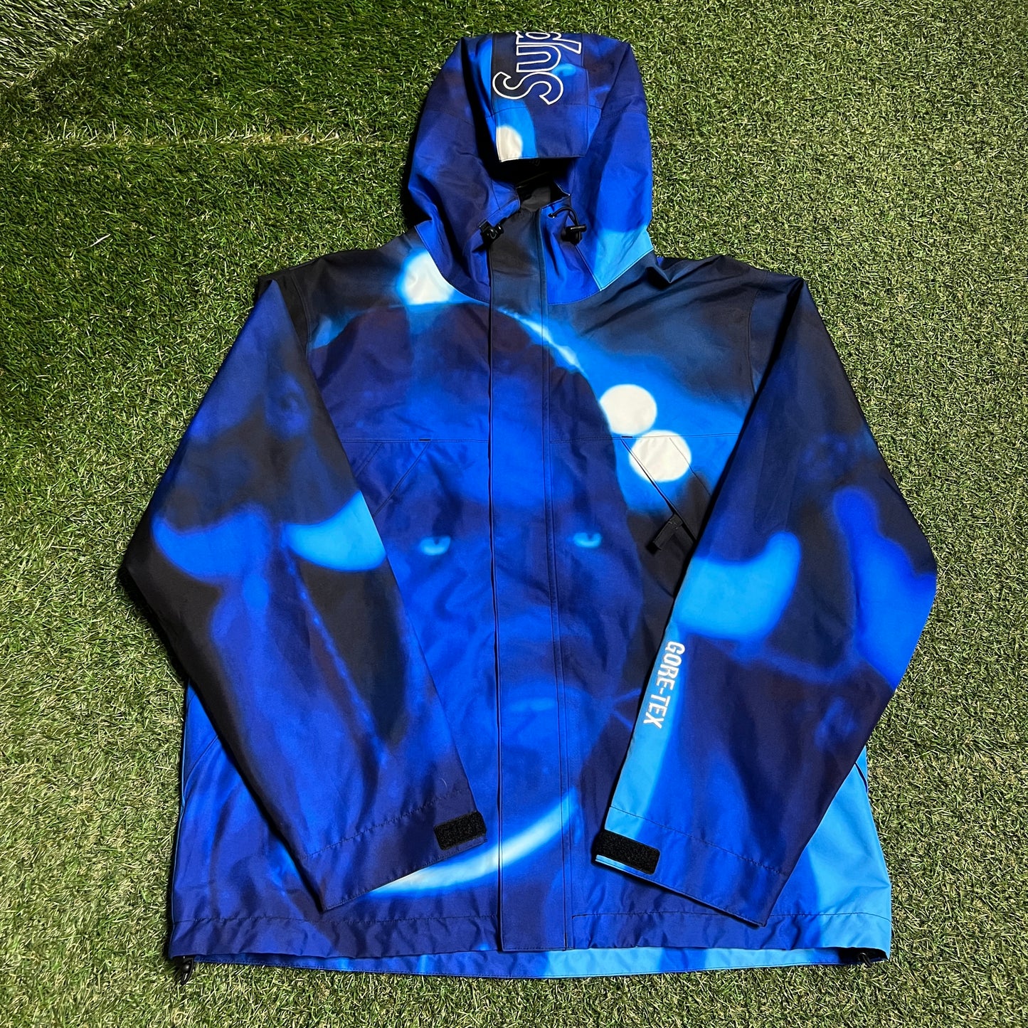 Supreme Nas and DMX Gore Tex Blue Shell Jacket Size Small NEW x14062