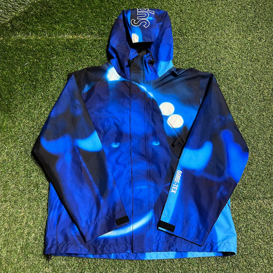 Supreme Nas and DMX Gore Tex Blue Shell Jacket Size Small NEW x14062