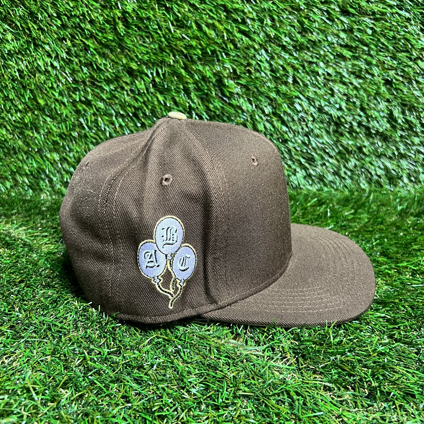 ABC Balloons Brown Snapback Size One Size USED v16039