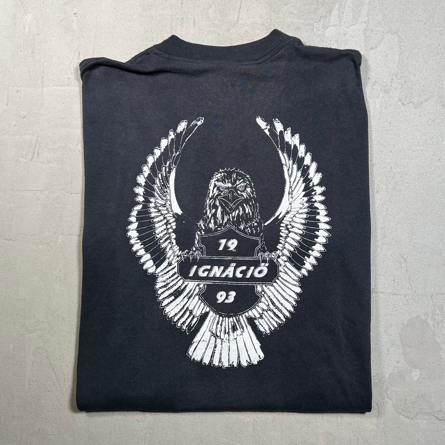 1993 3D Emblem "Ultimate Ride" Pinup Biker Tee Size Large USED v19478
