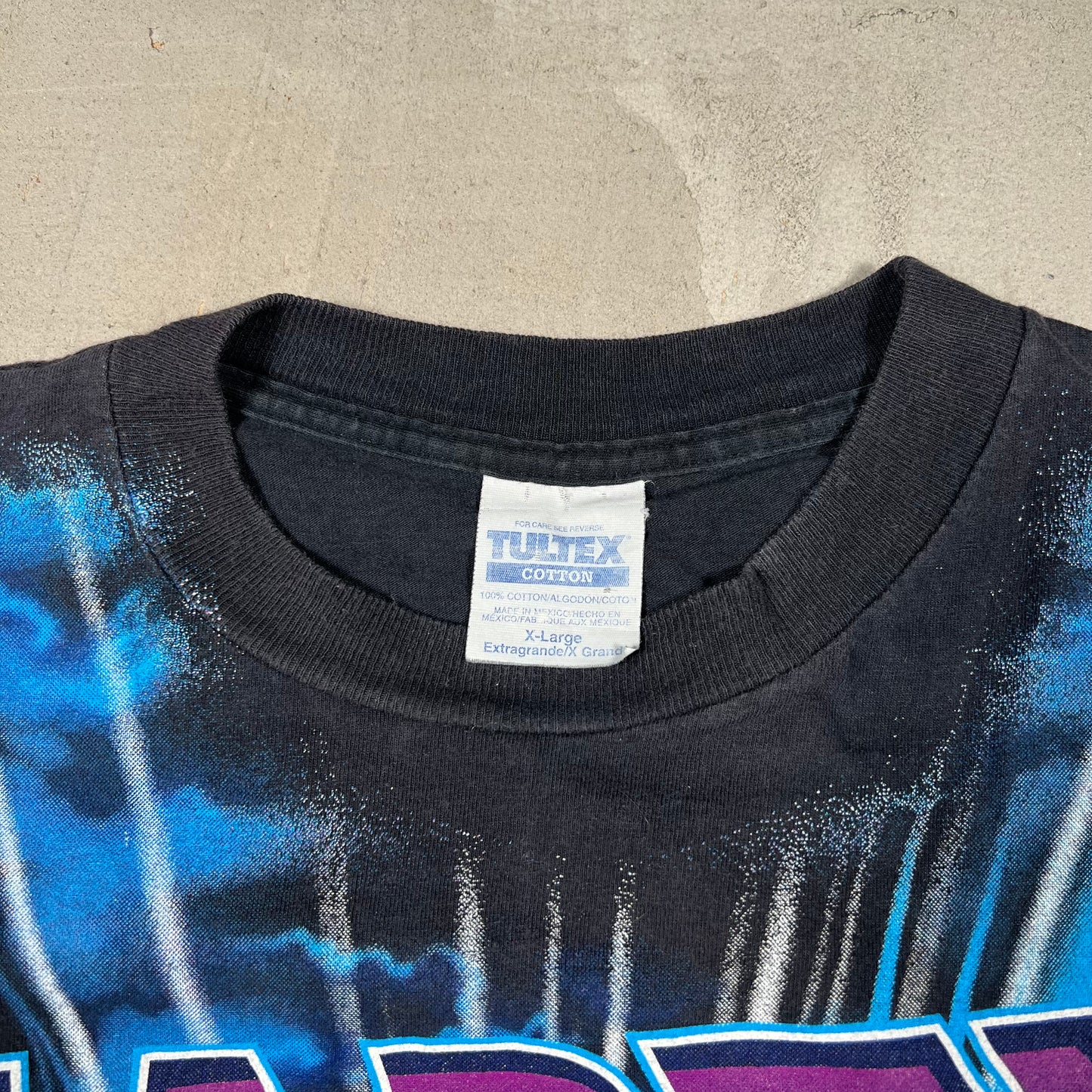 1999 Nascar Mark Martin Black AOP Tee SIze XL USED v19013