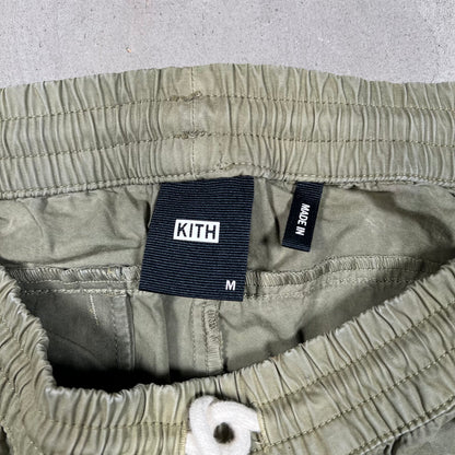Kith Lightweight Green Cargo Pants Size Medium USED x17522