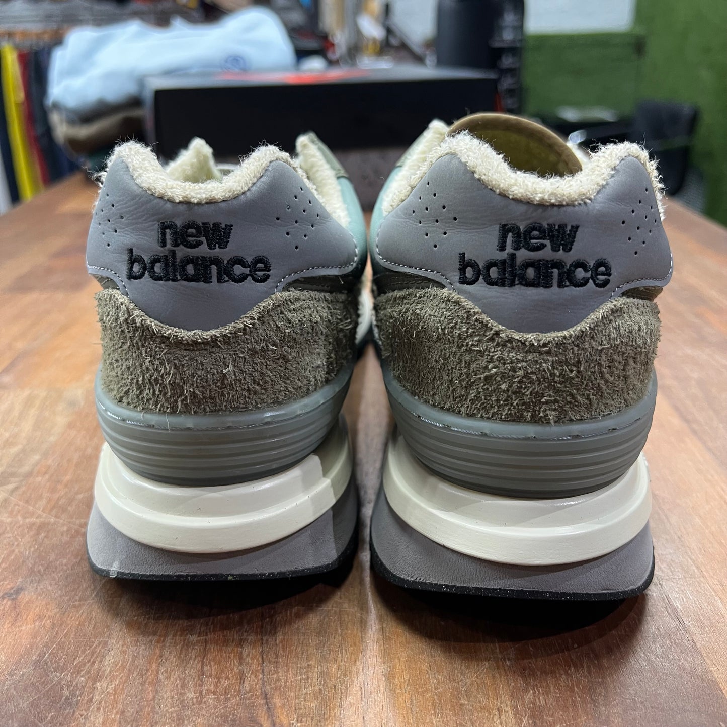 New Balance 574 Legacy Stone Island Size 10 USED s17088