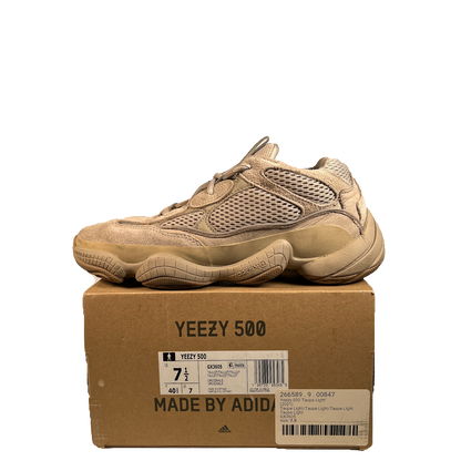 Yeezy 500 Taupe Light (2021) Size 7.5 USED s22566