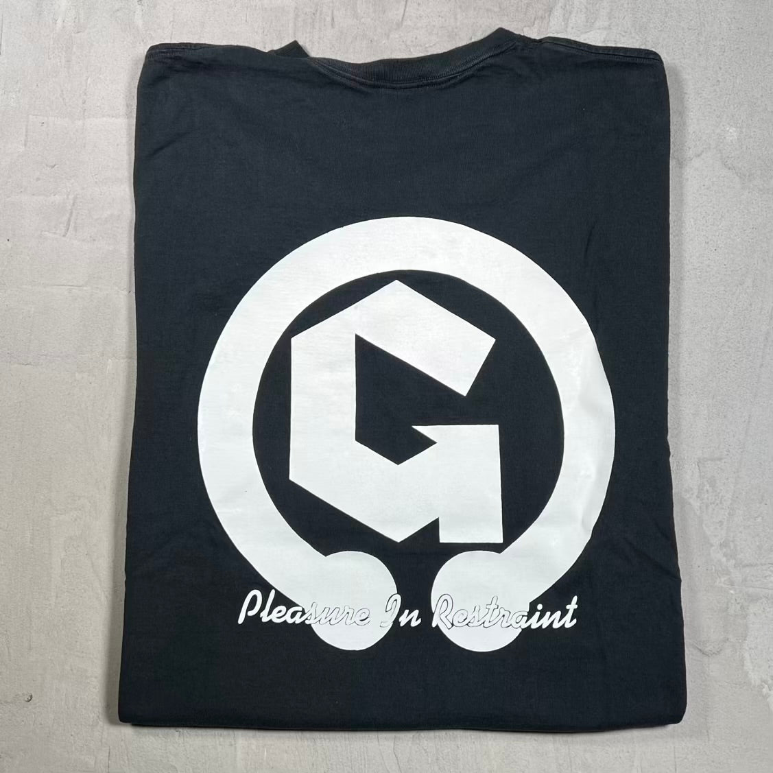 1990s Genitorturers Pleasure in Restraint Metal Rock Band Black Tee Size XL USED v20159
