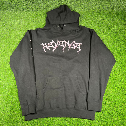XXXtentacion Black Revenge Hoodie Size Large USED x14488