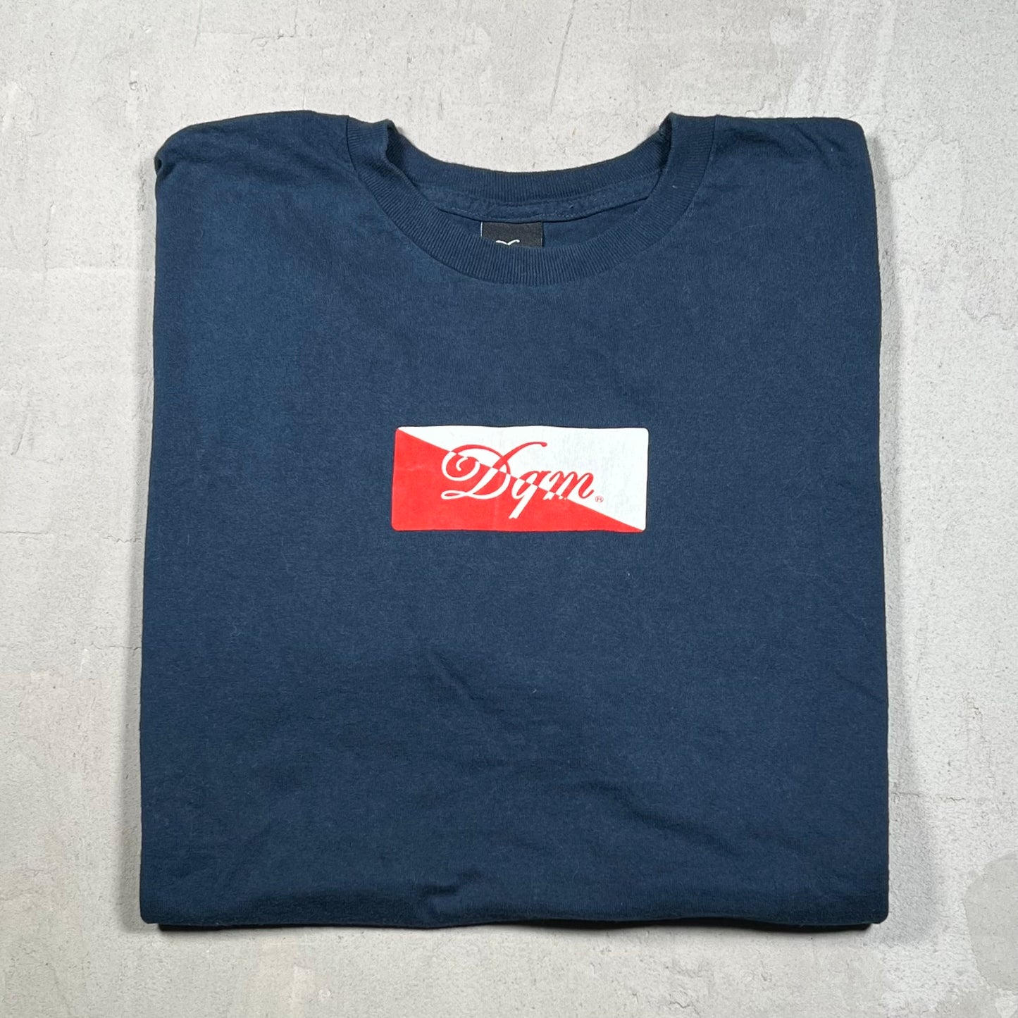 Dave's Quality Meats "DQM" Navy Tee Size XL USED x17272