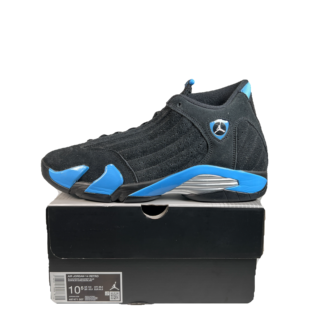 Jordan 14 Black University Blue (2026) Size 10.5 USED s22641