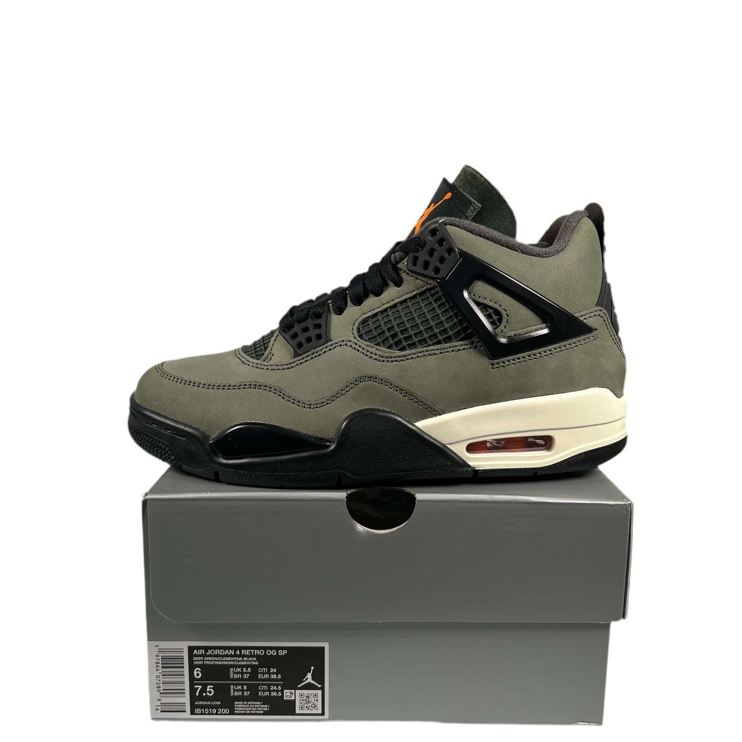 Jordan 4 Undefeated (2025) Size 6 NEW s18917