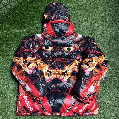 Supreme Reversible Featherweight Down Red Puffy Jacket Size Small NEW x13889
